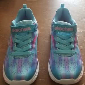 Pretty much brand new girls sketchers.  Worn once.